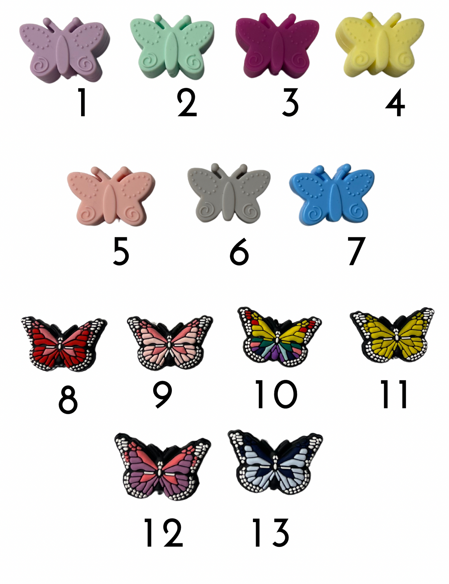 Butterflies 13 styles