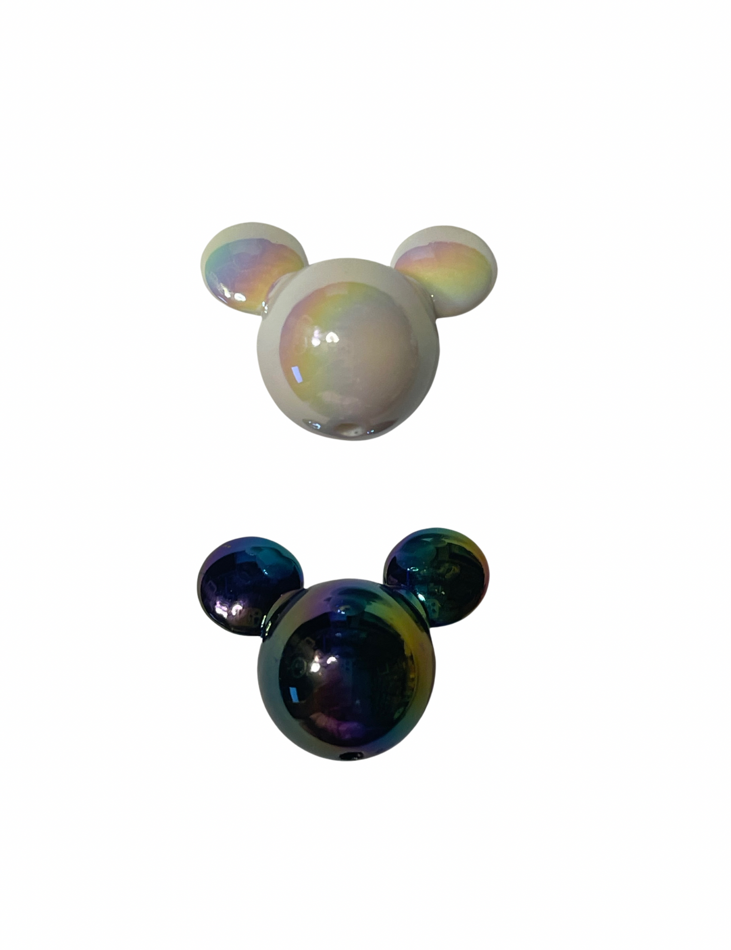 Glass Mickey Heads 2 Colors