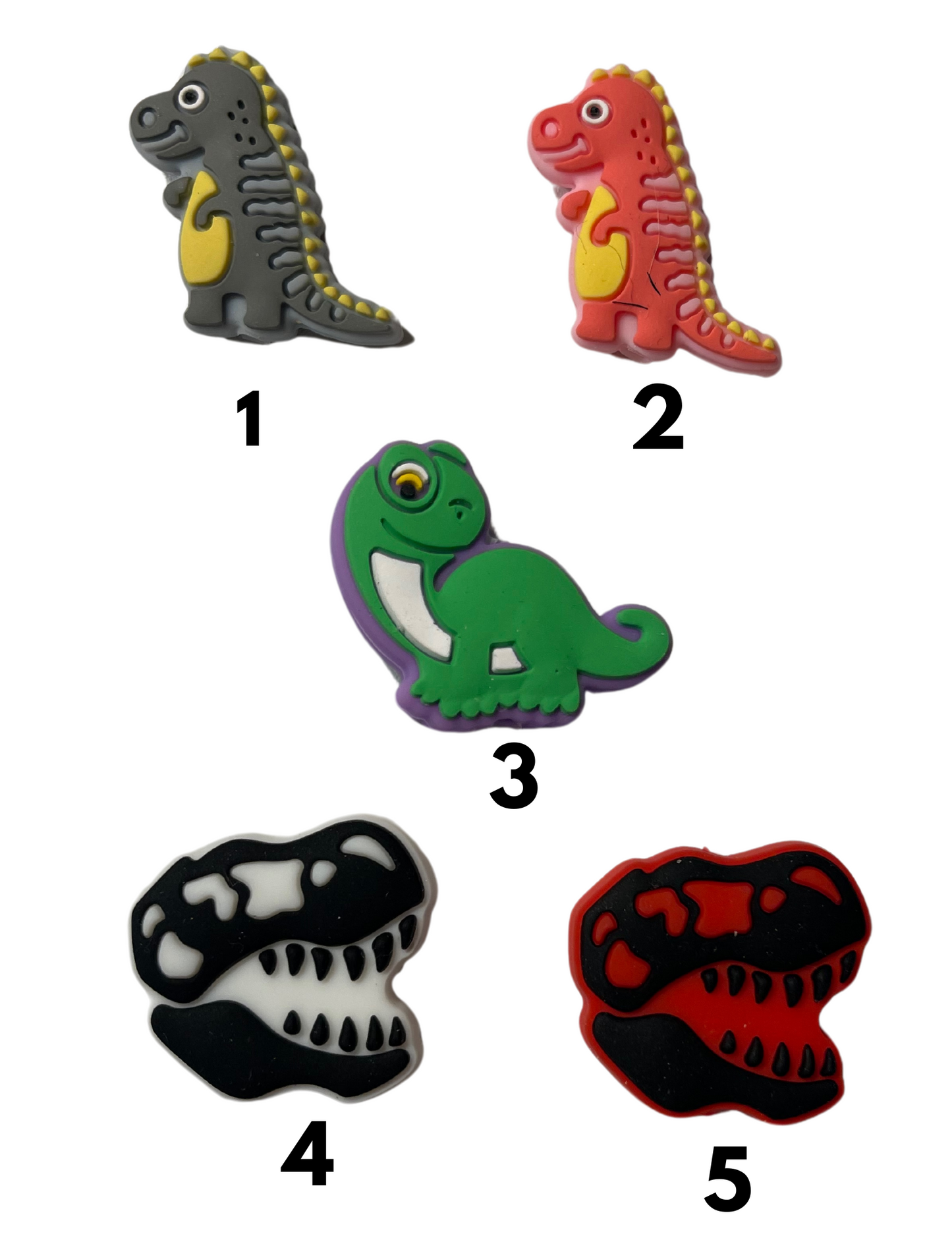 Dino “different shapes and colors “