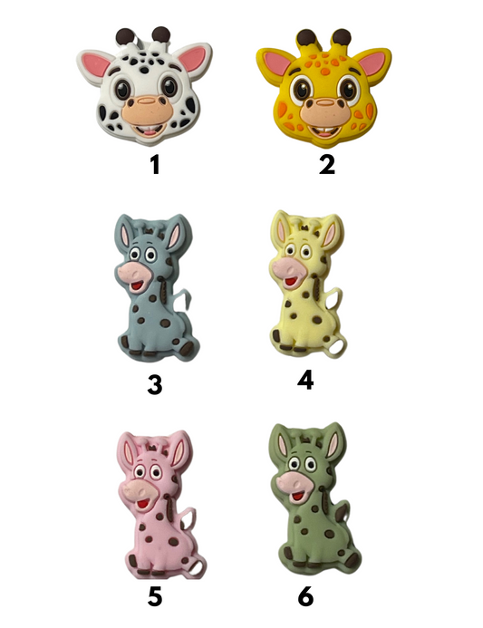 Giraffes “different shapes and colors”