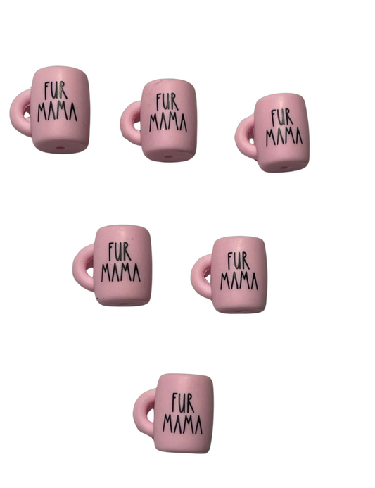 Fur Mama pink mug