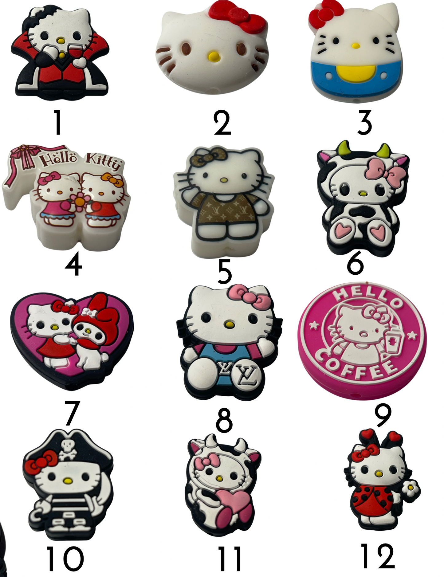 Hello Kitty 12 Styles