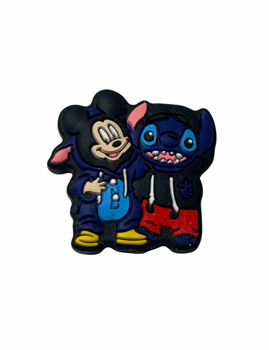 Stitch and Mickey Mouse