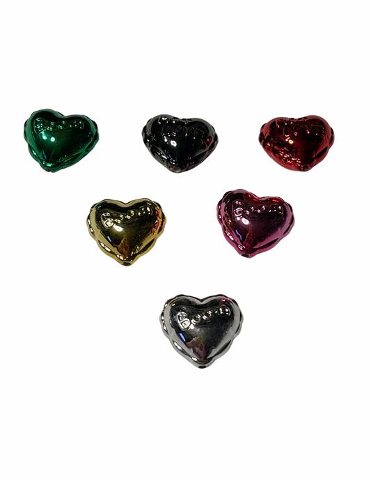 Balloon Hearts that say Boom 6 Colors