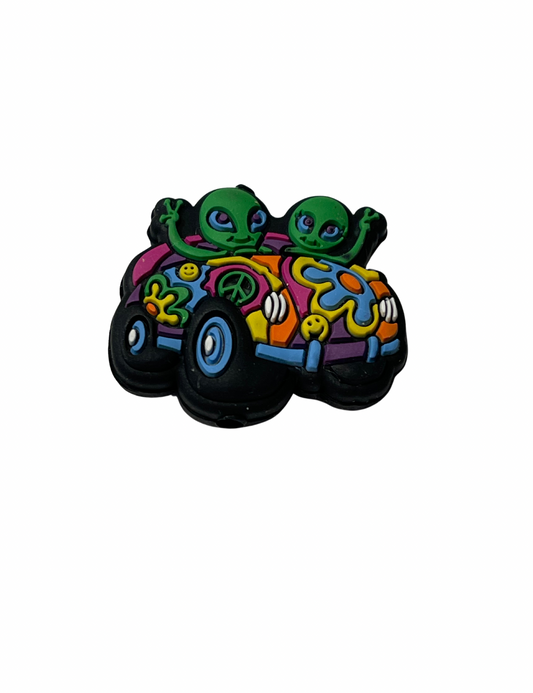 VW Bug with Alien Passengers