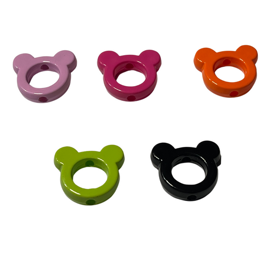 Mickey Heads Open center 5 colors