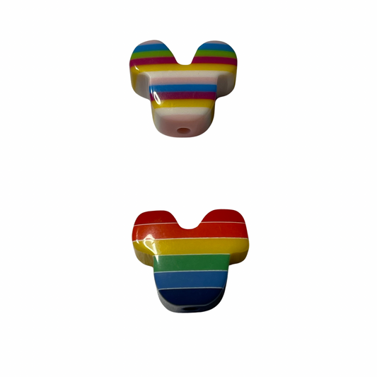 Glass Rainbow Mickey Heads 2 Styles