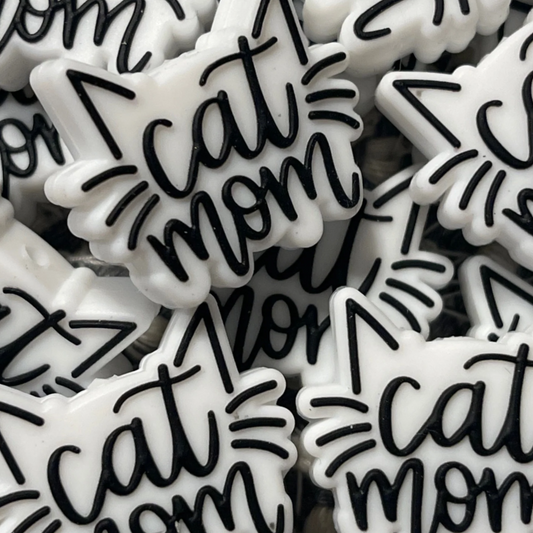 Cat mom “white with whiskers”